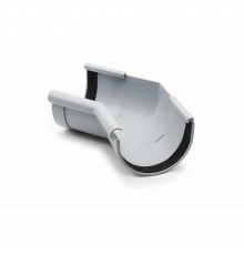 Кут ринви внутрішній 110°-170° (RAINWAY 130), сірий, довільний (під замовлення) не регульований