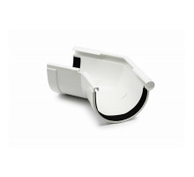 Кут ринви зовнішній 135° (RAINWAY 130) білий