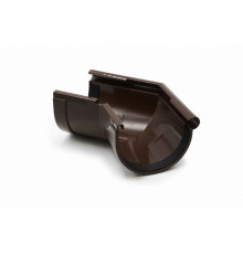 Кут ринви зовнішній 110°-170° (RAINWAY 130), коричневий, довільний (під замовлення) не регульований