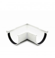 Кут ринви зовнішній 90° (RAINWAY 130) білий