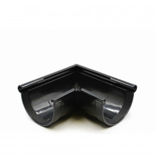 Кут ринви зовнішній 90° (RAINWAY 130) чорний