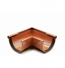 Кут ринви зовнішній 90° (RAINWAY 130) цегляний