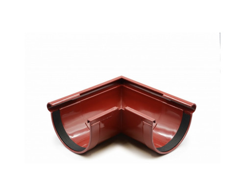 Кут ринви зовнішній 90° (RAINWAY 130) червоний