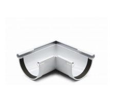 Кут ринви зовнішній 90° (RAINWAY 130) сірий