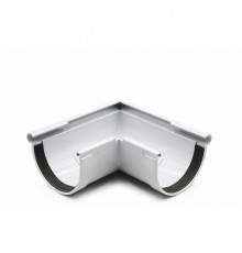 Кут ринви зовнішній 90° (RAINWAY 130) сірий