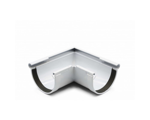 Кут ринви зовнішній 90° (RAINWAY 130) сірий