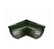 Кут ринви зовнішній 90° (RAINWAY 130) зелений