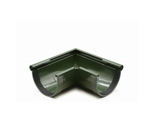 Кут ринви зовнішній 90° (RAINWAY 130) зелений