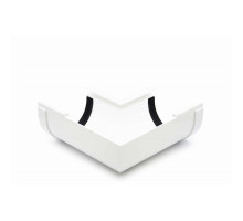 Кут ринви внутрішній 90° (RAINWAY 130) білий