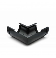 Кут ринви внутрішній 90° (RAINWAY 130) чорний