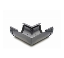 Кут ринви внутрішній 90° (RAINWAY 130) графітовий