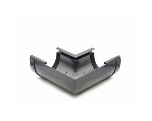 Кут ринви внутрішній 90° (RAINWAY 130) графітовий
