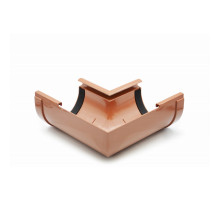 Кут ринви внутрішній 90° (RAINWAY 130) цегляний