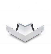 Кут ринви внутрішній 90° (RAINWAY 130) сірий