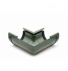 Кут ринви внутрішній 90° (RAINWAY 130) зелений