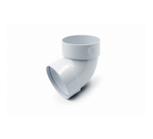 Відвід двомуфтовий 67° 100 мм (RAINWAY 130) сірий