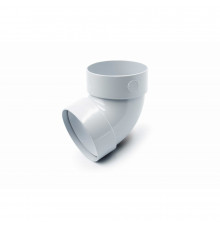 Відвід двомуфтовий 67° 100 мм (RAINWAY 130) сірий