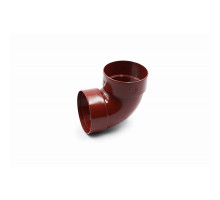 Відвід двомуфтовий 87° 75 мм (RAINWAY 90) червоний