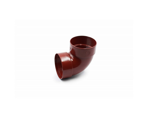 Відвід двомуфтовий 87° 75 мм (RAINWAY 90) червоний