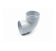 Відвід двомуфтовий 87° 100 мм (RAINWAY 130) сірий