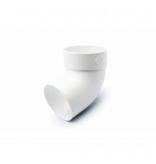 Відвід одномуфтовий 67° 100 мм (RAINWAY 130) білий