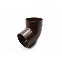 Відвід одномуфтовий 67° 100 мм (RAINWAY 130) коричневий