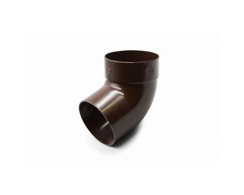 Відвід одномуфтовий 67° 100 мм (RAINWAY 130) коричневий