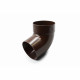 Відвід одномуфтовий 67° 100 мм (RAINWAY 130) коричневий