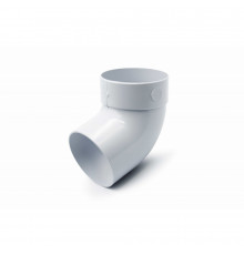 Відвід одномуфтовий 67° 100 мм (RAINWAY 130) сірий