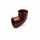Відвід одномуфтовий 87° 100 мм (RAINWAY 130) червоний