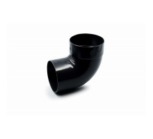 Відвід одномуфтовий 87° 100 мм (RAINWAY 130) чорний