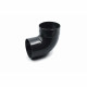Відвід одномуфтовий 87° 100 мм (RAINWAY 130) графітовий