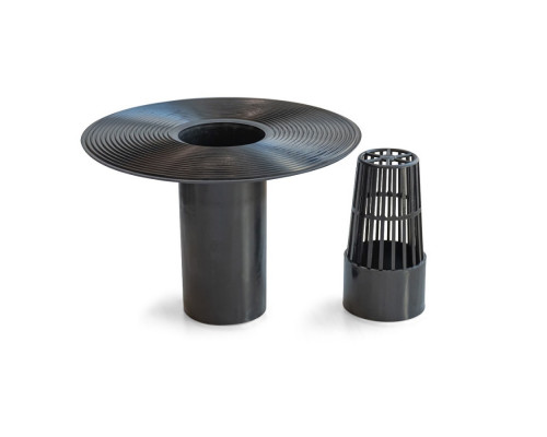 Воронка водостічна для плаского даху, 90мм