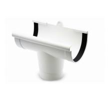 Лійка ринви (RAINWAY 130) біла