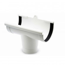 Лійка ринви (RAINWAY 130) біла