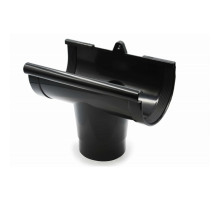 Лійка ринви (RAINWAY 130) чорна