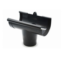 Лійка ринви (RAINWAY 130) графітова