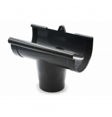 Лійка ринви (RAINWAY 130) графітова