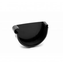 Заглушка ринви ліва (RAINWAY 130) чорна