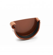 Заглушка ринви ліва (RAINWAY 130) цегляна