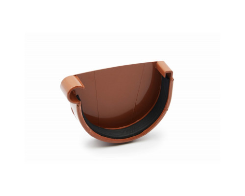 Заглушка ринви ліва (RAINWAY 130) цегляна