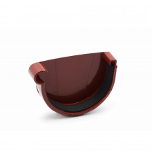 Заглушка ринви ліва (RAINWAY 130) червона