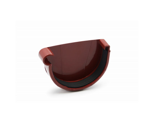 Заглушка ринви ліва (RAINWAY 130) червона