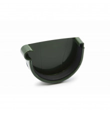 Заглушка ринви ліва (RAINWAY 130) зелена