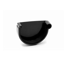 Заглушка ринви права (RAINWAY 130) чорна