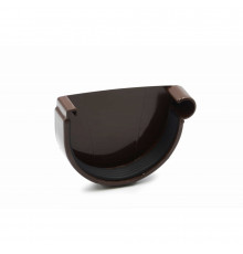 Заглушка ринви права (RAINWAY 130) коричнева