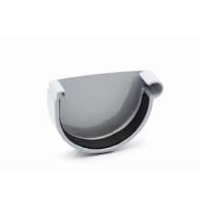 Заглушка ринви права (RAINWAY 130) сіра