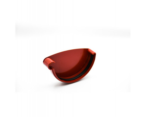 Заглушка ринви ліва червона 120мм GIZA