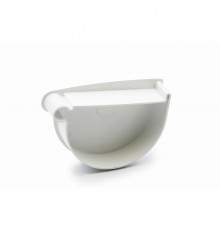 Заглушка лійки ліва (RAINWAY 130) біла