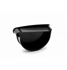 Заглушка лійки ліва (RAINWAY 130) чорна